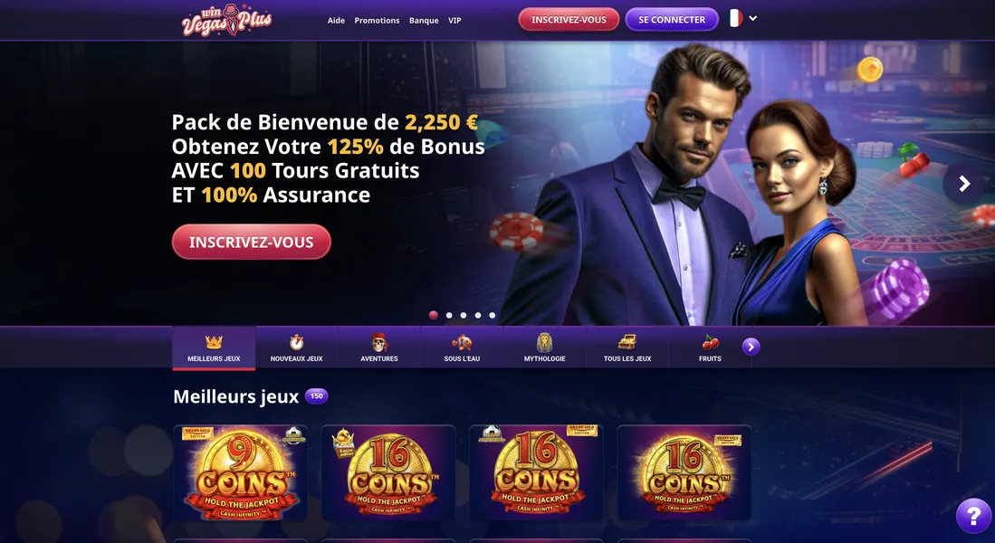 Vegas Plus : présentation du casino